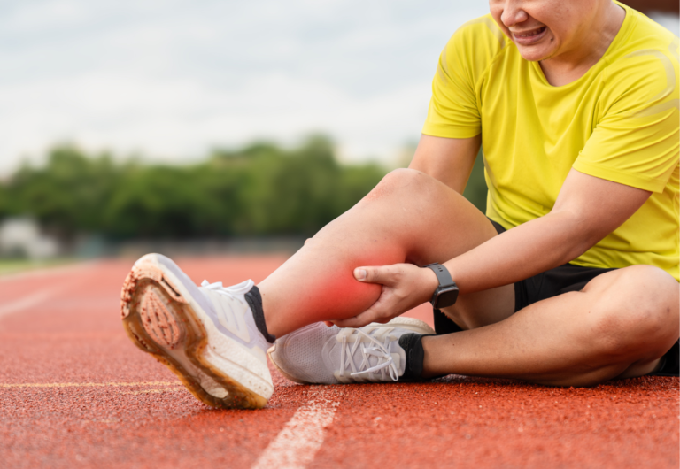 スポーツ障害の男性
